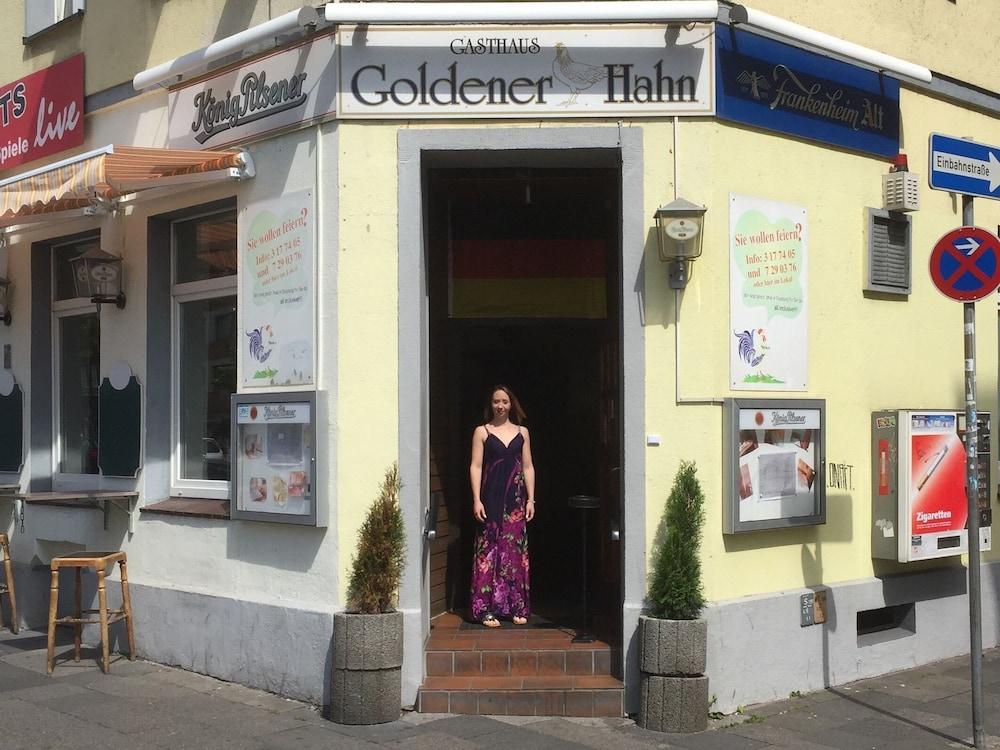 Hotel Goldener Hahn Duisbourg Extérieur photo